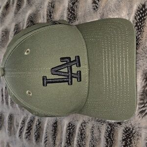 New Era Olive Green LA Logo Cap